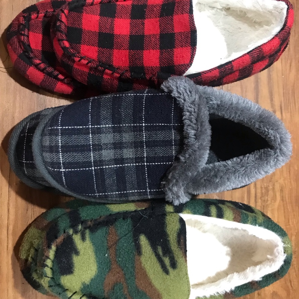 3 Pairs Boys Slippers